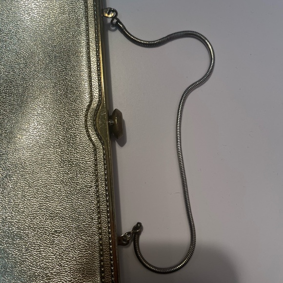 ANDE Vintage Gold Metallic Purse #10214 - Picture 12 of 15